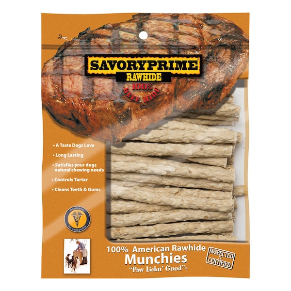 Savory Prime Savory Prime Munchie All Size Dogs Adult Rawhide Sticks Natural 5 in. L 30 pk 900 - main